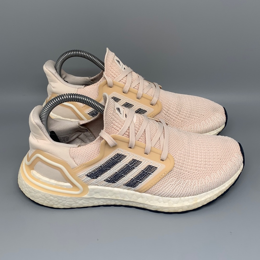 Adidas‎ Ultraboost 20 Parley Linen Brown Running Shoes FW5667 Women’s Sz 7.5